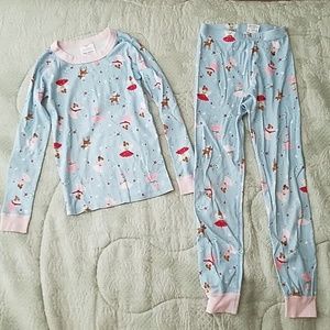Hanna Andersson Long John Pajamas Winter Dancer